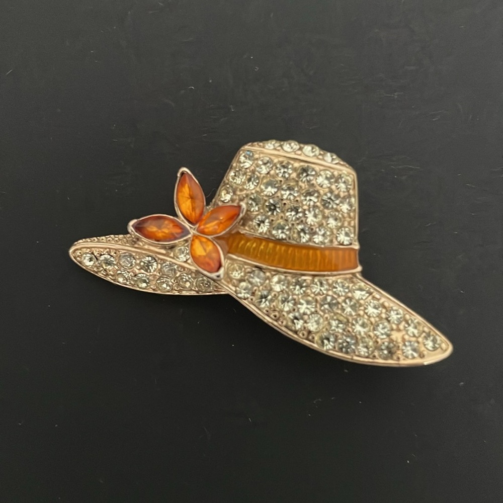 Monet Hat Brooch Pin